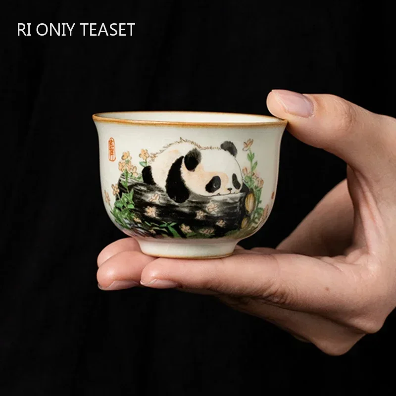 Coffee Tea Set Up - 1 Pc Chinese Tradition Ru Kiln