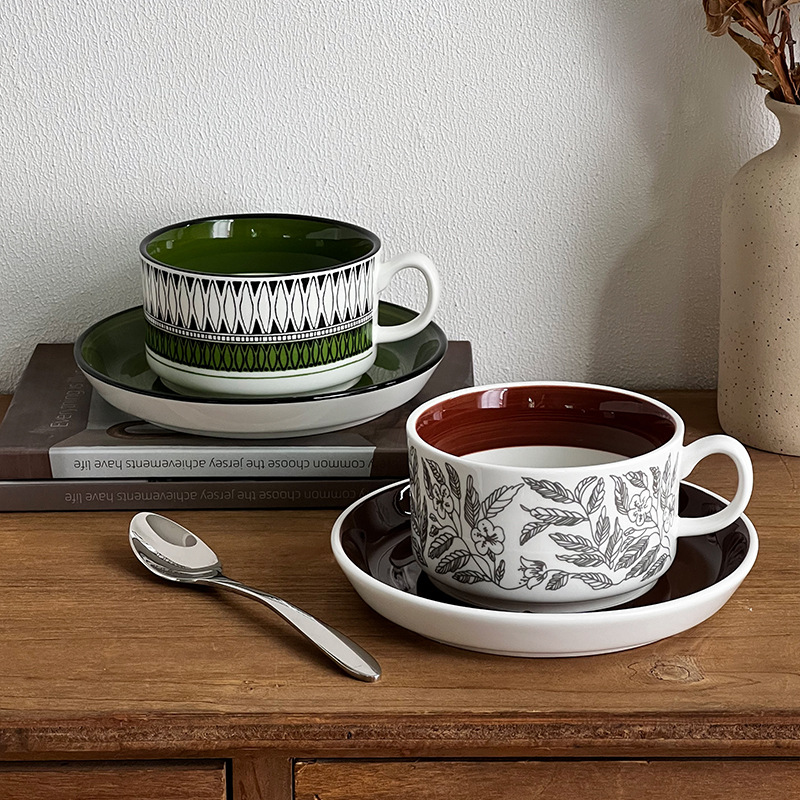 Coffee Tea Latte - Vintage Finland Latte Coffee Cup And