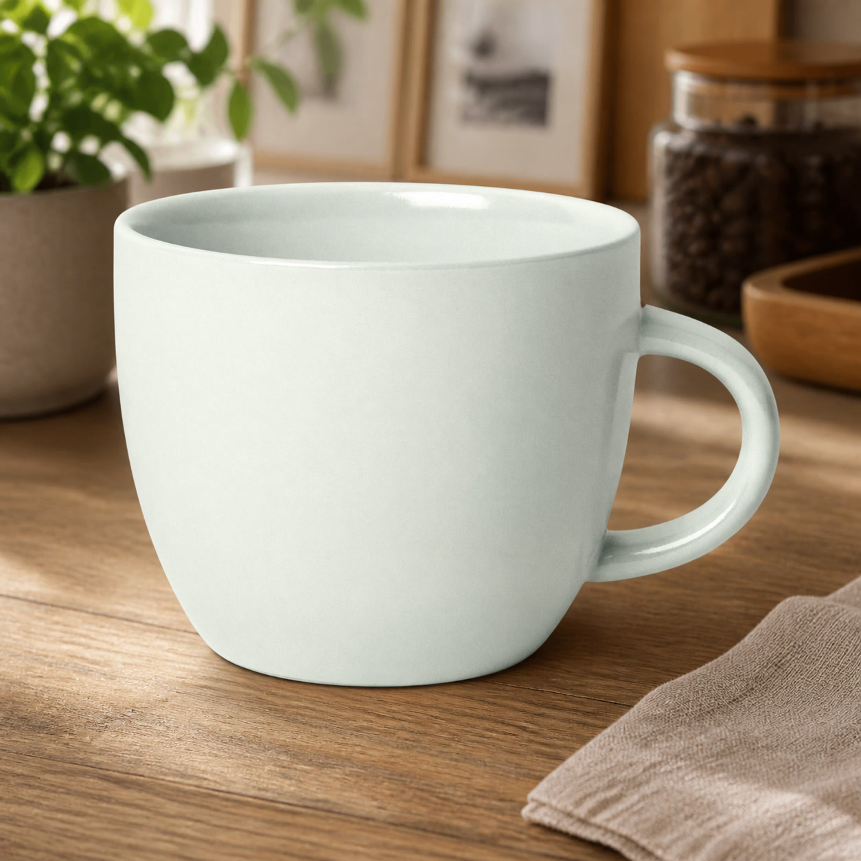 Coffee Tea Green - 16oz Light Green Stoneware Avesta Mug