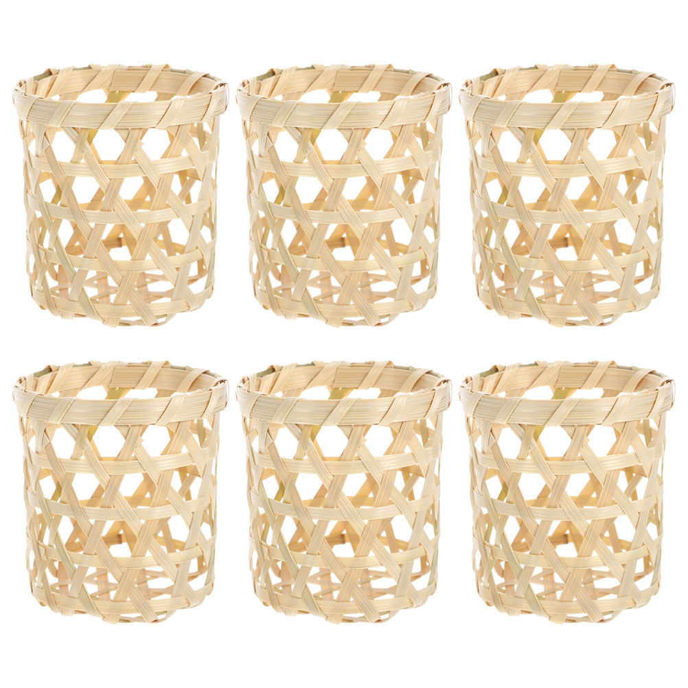 Coffee Tea Holder - 6 Pcs Tea Lights Handmade Candlestick
