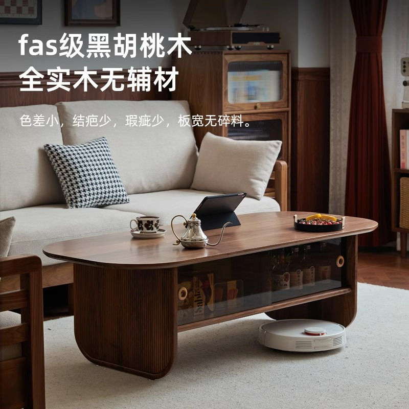 Solid wood coffee table black  - đánh giá và giá Coffee And Tea-Za