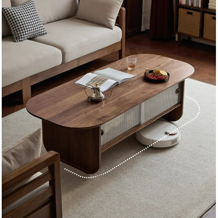 Solid wood coffee table black  - đánh giá và giá Coffee And Tea-Za