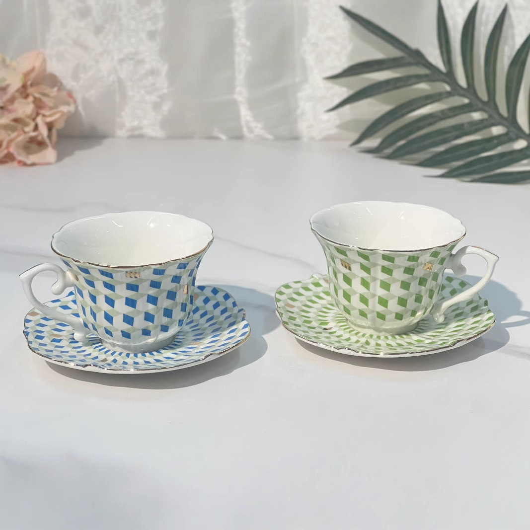 Light Luxury Blue and Green Co - đánh giá và giá Coffee Tea Green