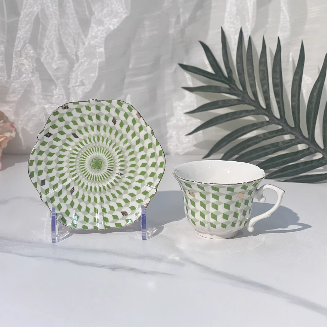 Light Luxury Blue and Green Co - đánh giá và giá Coffee Tea Green