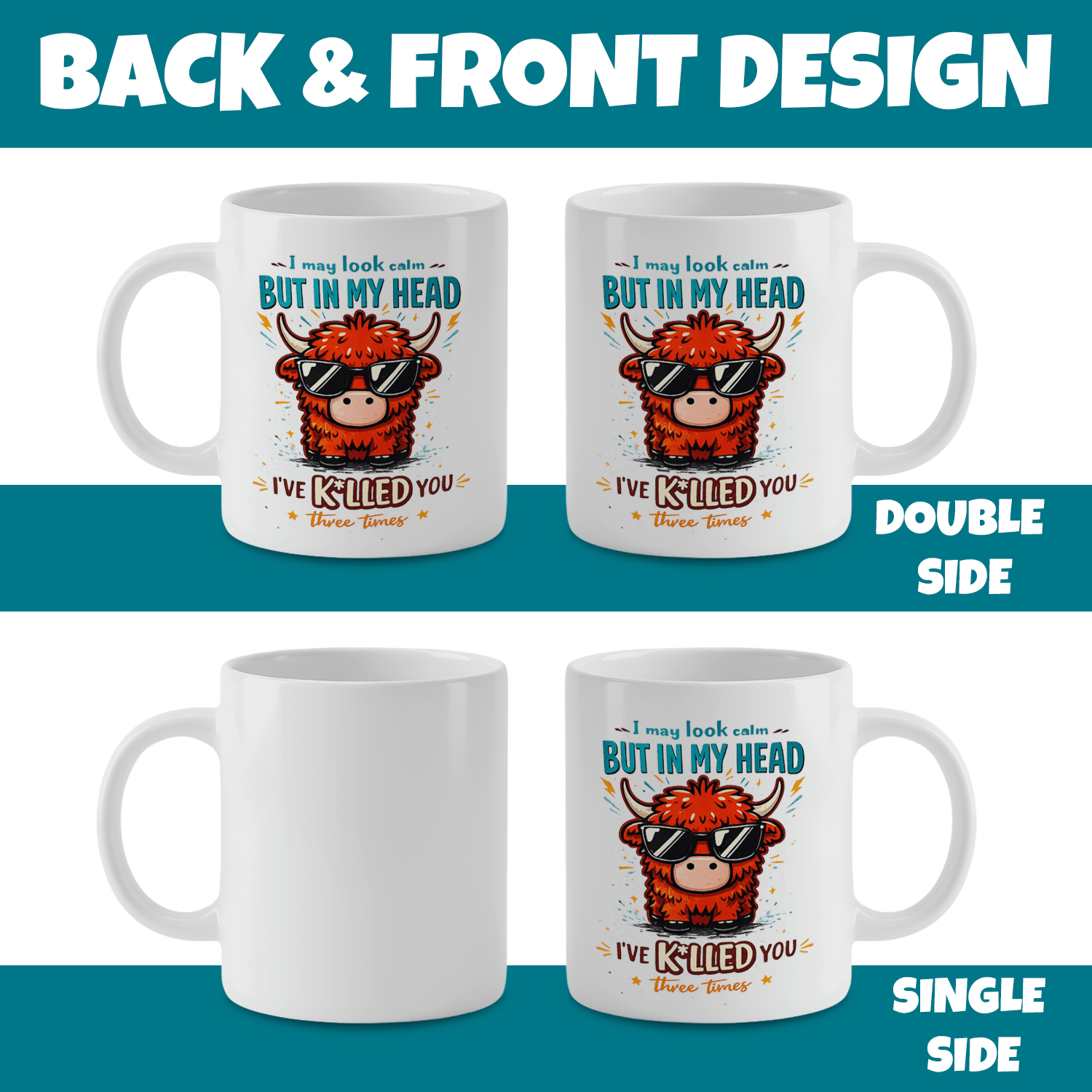 Highland Cow Funny Quote Coffe - đánh giá và giá Coffee And Tea Quotes Funny