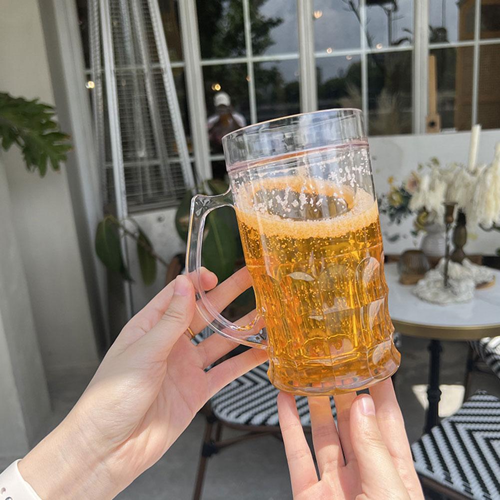 Fake Ice Beer Mug with Double  - đánh giá và giá Double Wall Mug