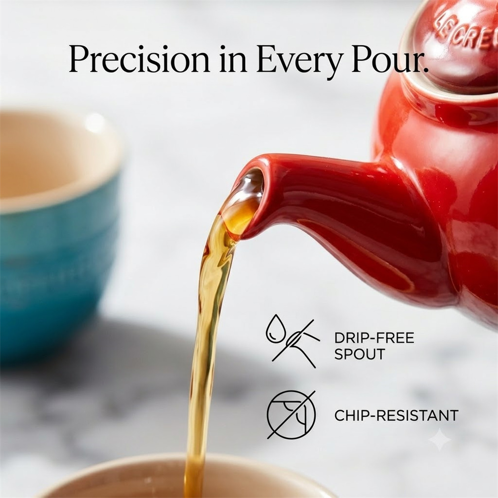 5 Set Le Creuset Chip-Resistan - đánh giá và giá Coffee Tea Set Up