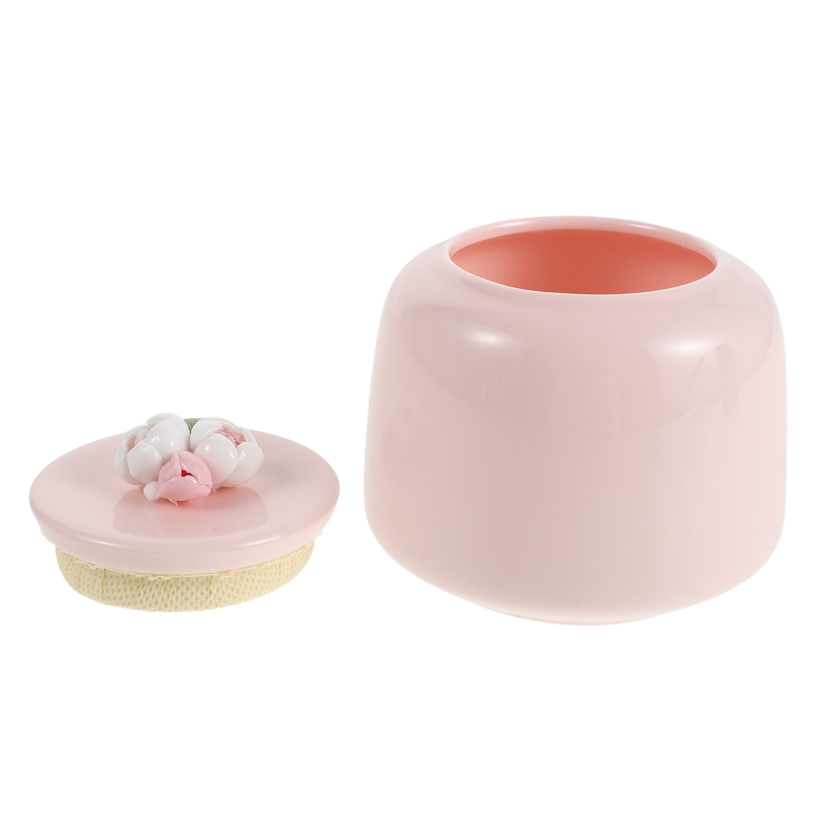 Ceramic Tea Jar Pink Porcelain - đánh giá và giá Coffee Tea And Leaf