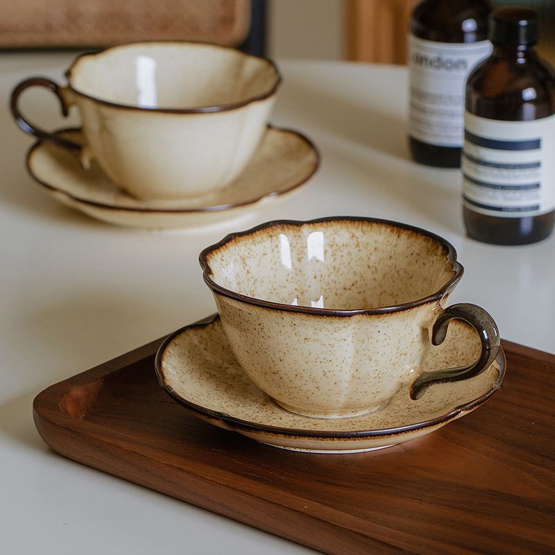 French Retro Ceramic Cups Plat - đánh giá và giá Prefer Coffee To Tea