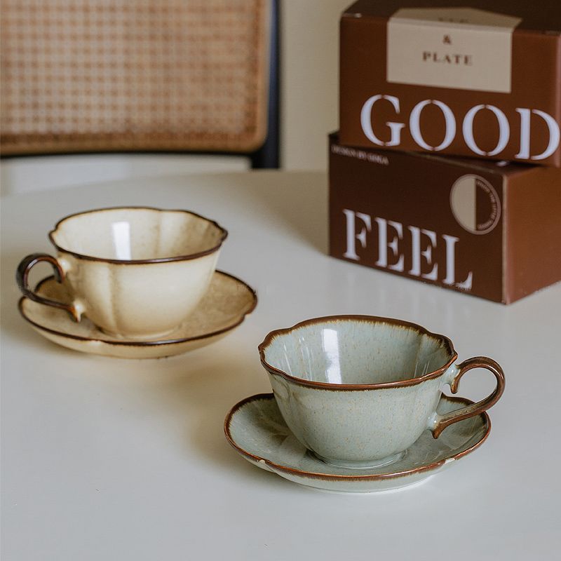 French Retro Ceramic Cups Plat - đánh giá và giá Prefer Coffee To Tea