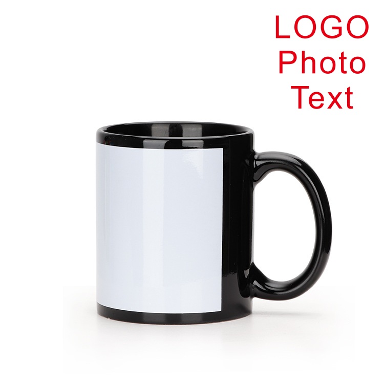 Black Cup DIY LOGO Ceramic 350 - đánh giá và giá Coffee Tea Photos