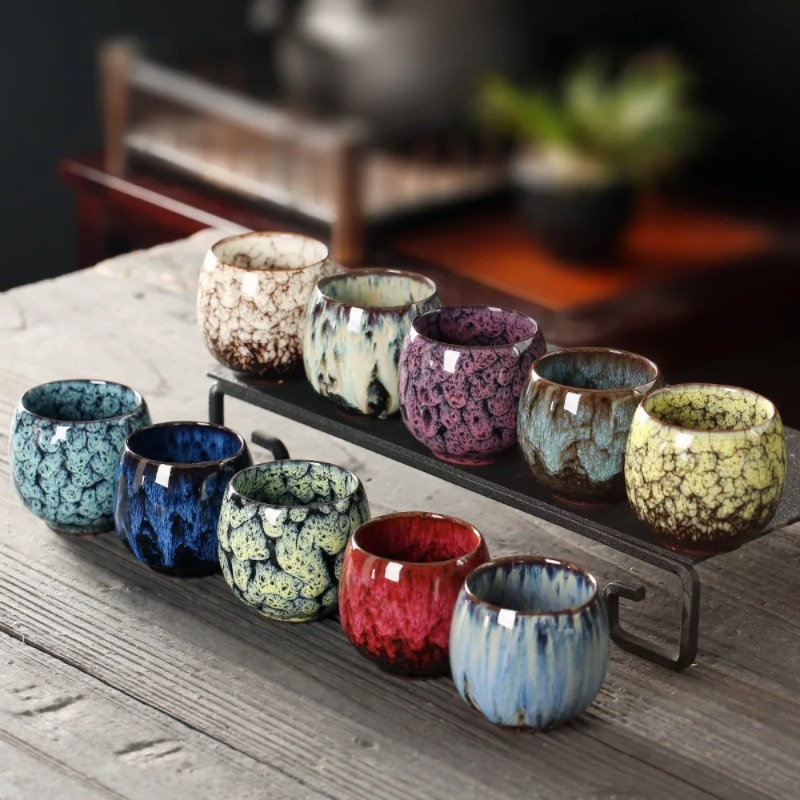 New Ceramic Kung Fu Tea Set wi - đánh giá và giá Coffee Tea Set Up