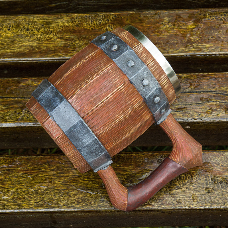 Viking Retro Beer Mug Resin 30 - đánh giá và giá Double Wall Mug