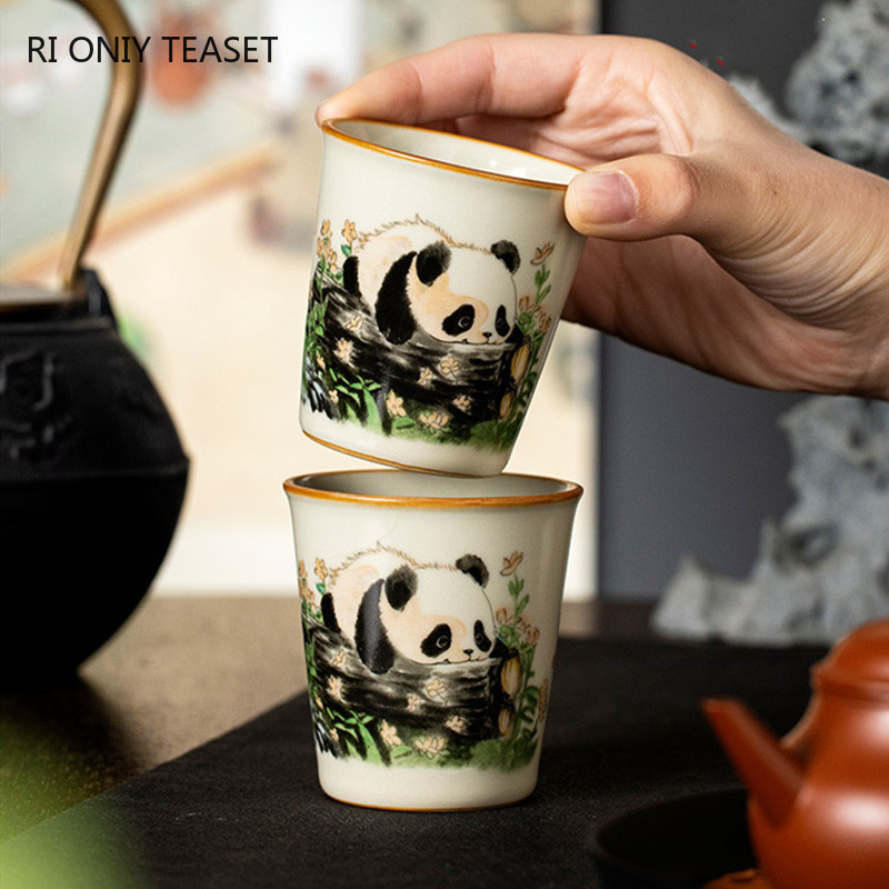 1 Pc Chinese Tradition Ru Kiln - đánh giá và giá Coffee Tea Set Up