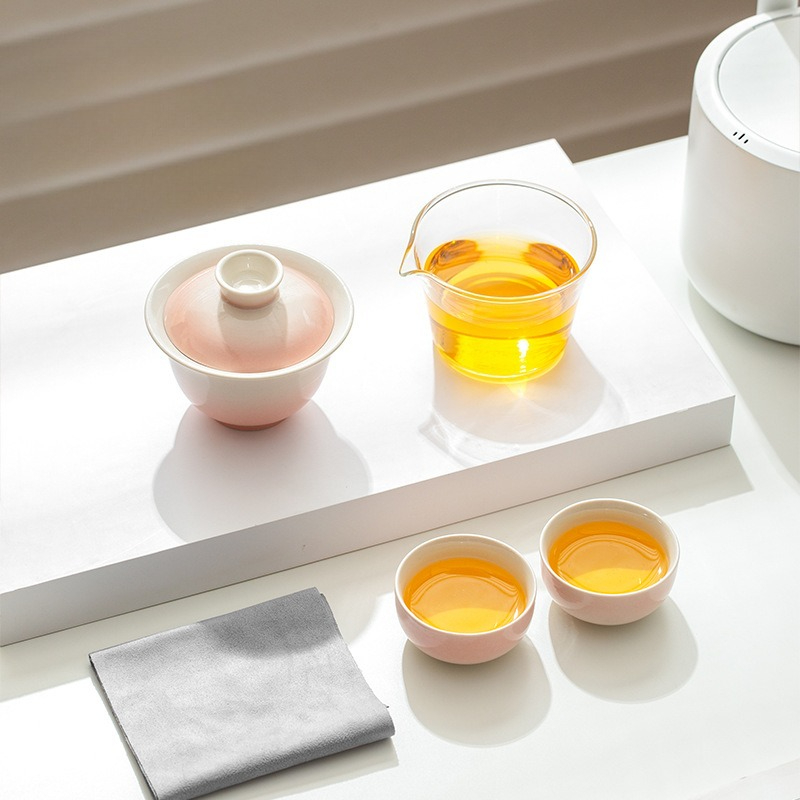 Gradient Ash Glaze Ceramic Tea - đánh giá và giá Gongfu Tea Set