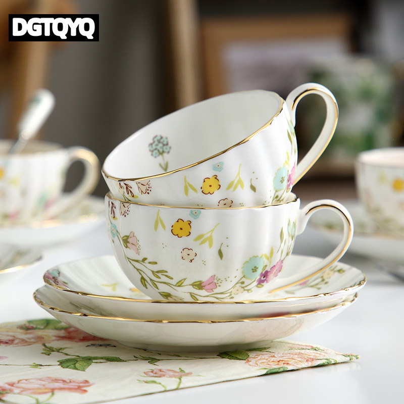 2Pcs Vintage Floral Ceramic Co - đánh giá và giá Coffee Tea Latte