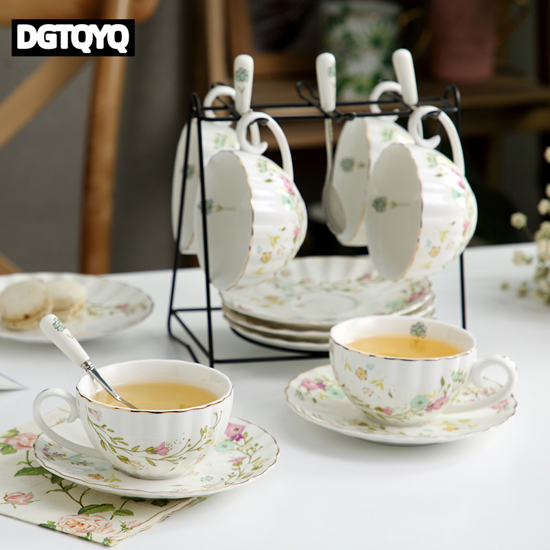 2Pcs Vintage Floral Ceramic Co - đánh giá và giá Coffee Tea Latte