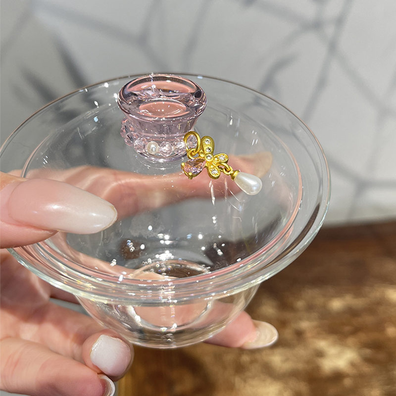 Pink High Borosilicate Glass G - đánh giá và giá Gongfu Tea Set