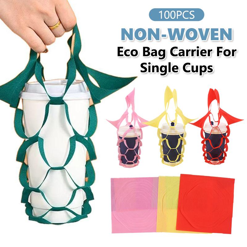 100pcs Hollow Out Non-woven To - đánh giá và giá Coffee Tea Green
