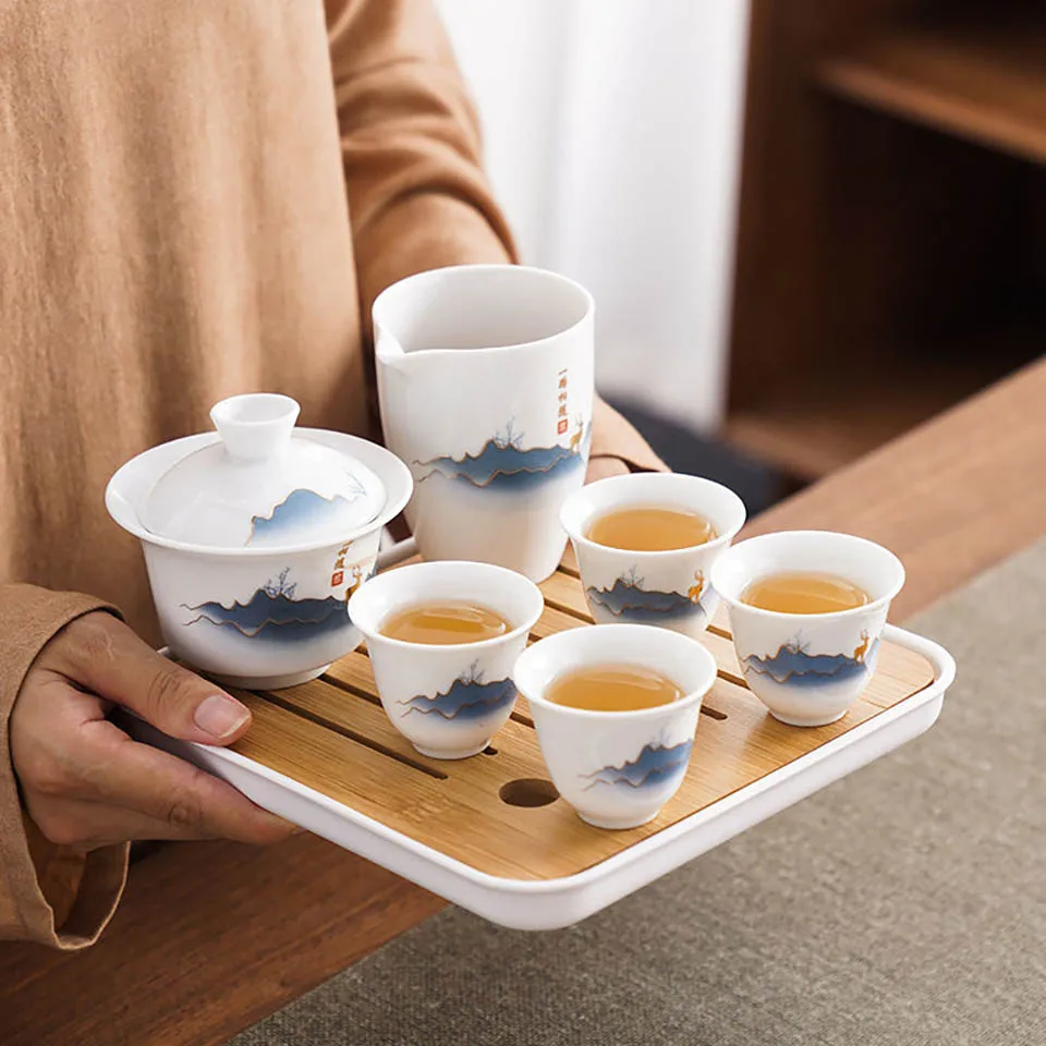 Ceramic Chinese Kung Fu Tea Se - đánh giá và giá Gongfu Tea Set