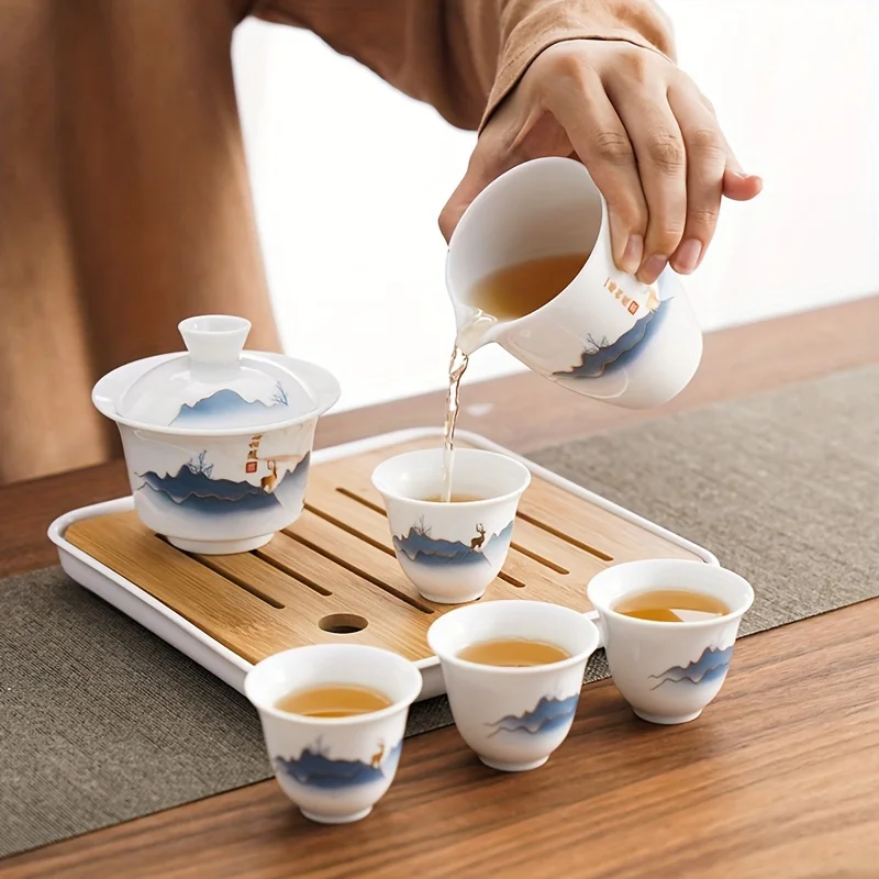 Ceramic Chinese Kung Fu Tea Se - đánh giá và giá Gongfu Tea Set