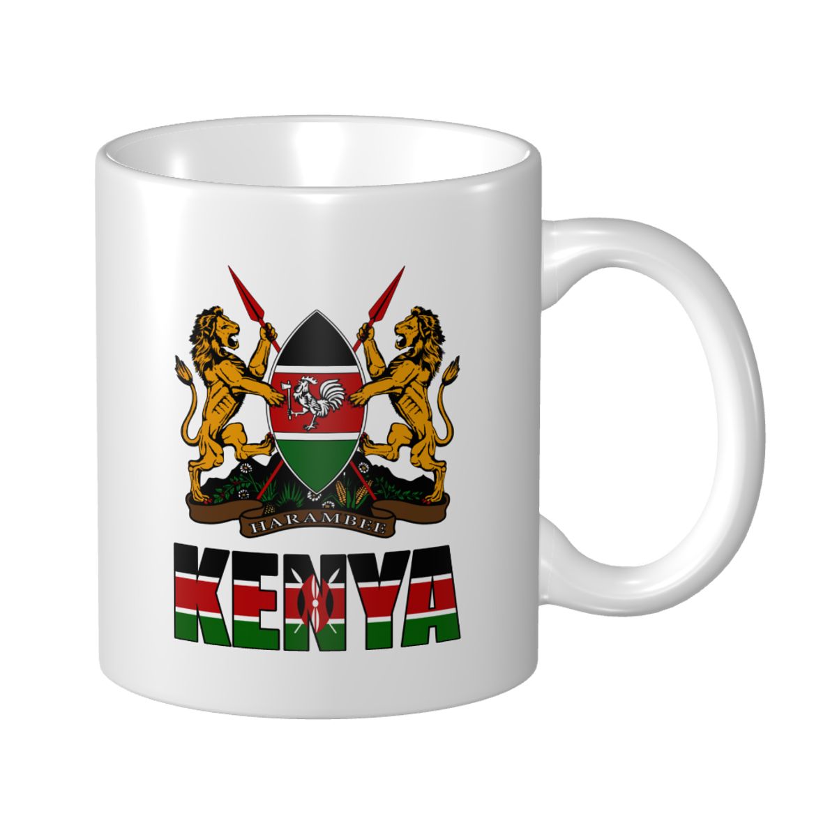 Mark Cup Mug Kenya Letter Flag - đánh giá và giá Coffee Tea Kenya