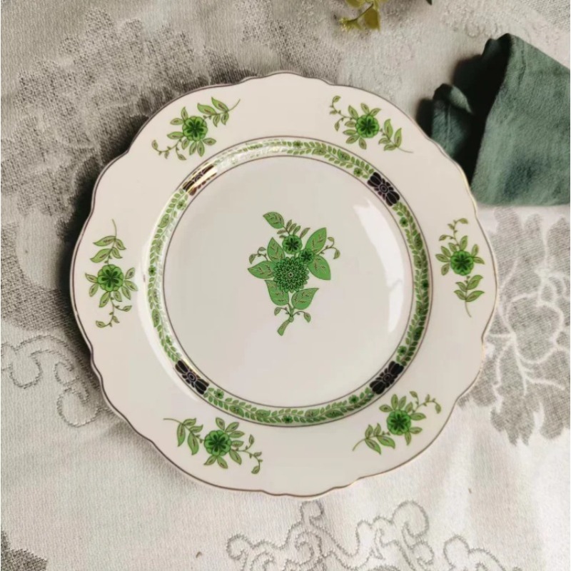 Vintage Green Floral Porcelain - đánh giá và giá Coffee Tea Green
