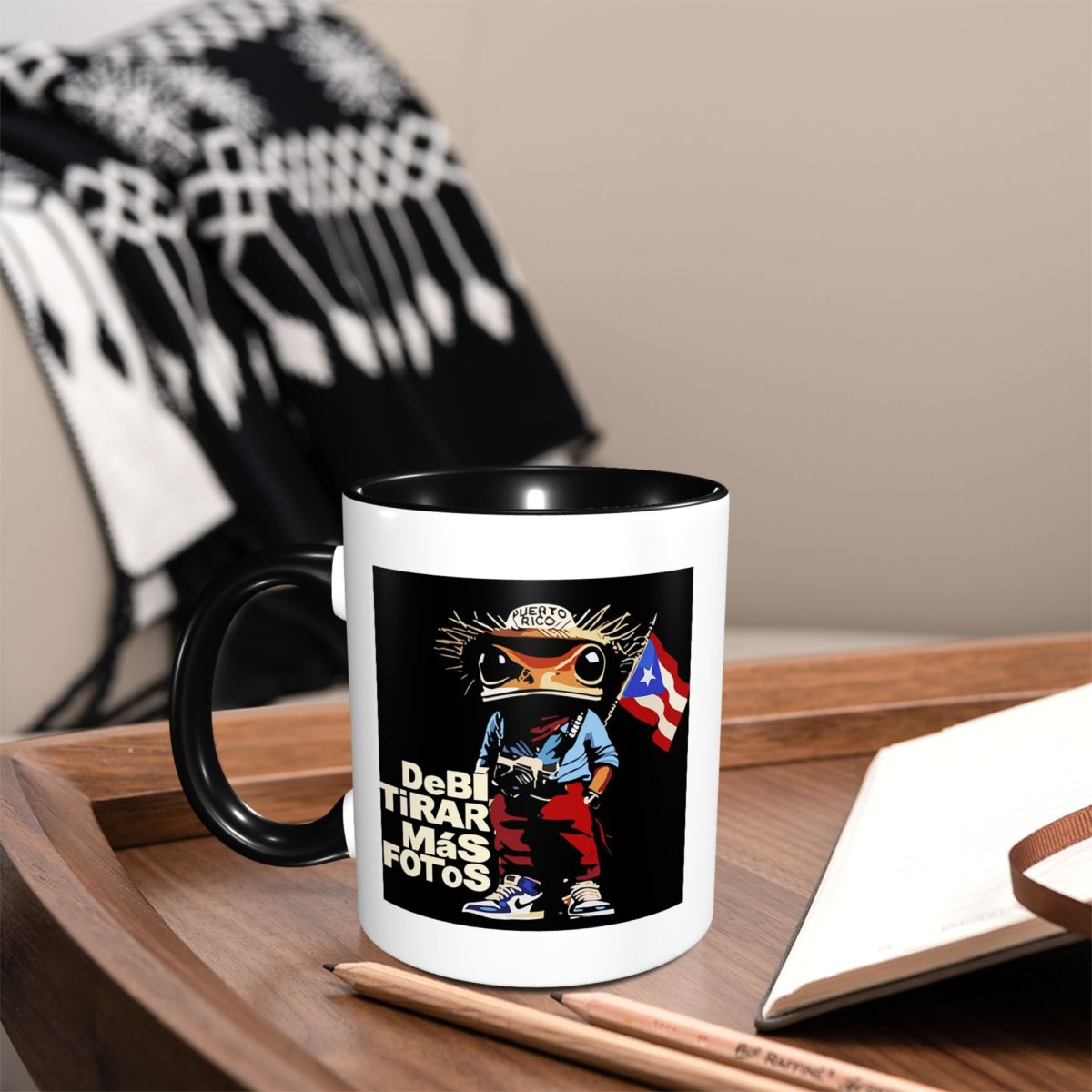 Bad Bunny DTMF Debi Tirar Mas  - đánh giá và giá Coffee Tea Cup Foto