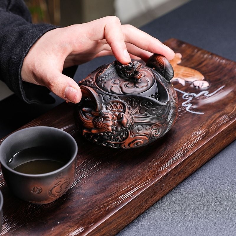 Chinese purple pottery handmad - đánh giá và giá Gongfu Tea Set