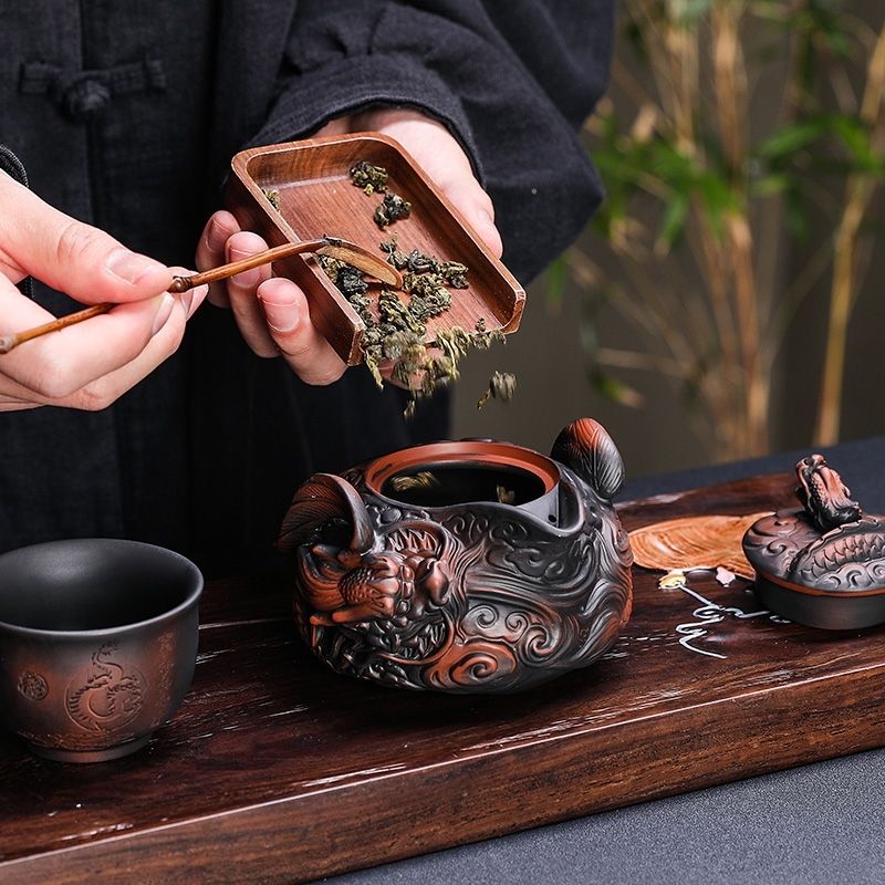 Chinese purple pottery handmad - đánh giá và giá Gongfu Tea Set