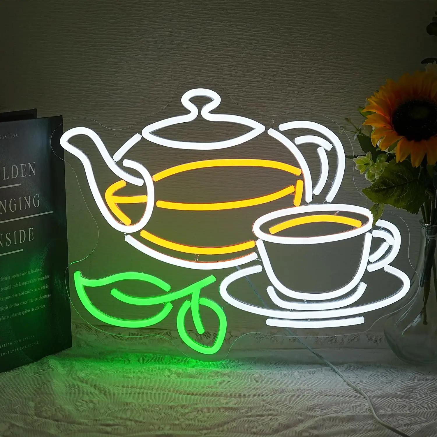 Tea Neon Sign Tea Pot Light Dr - đánh giá và giá Coffee Tea Plantation