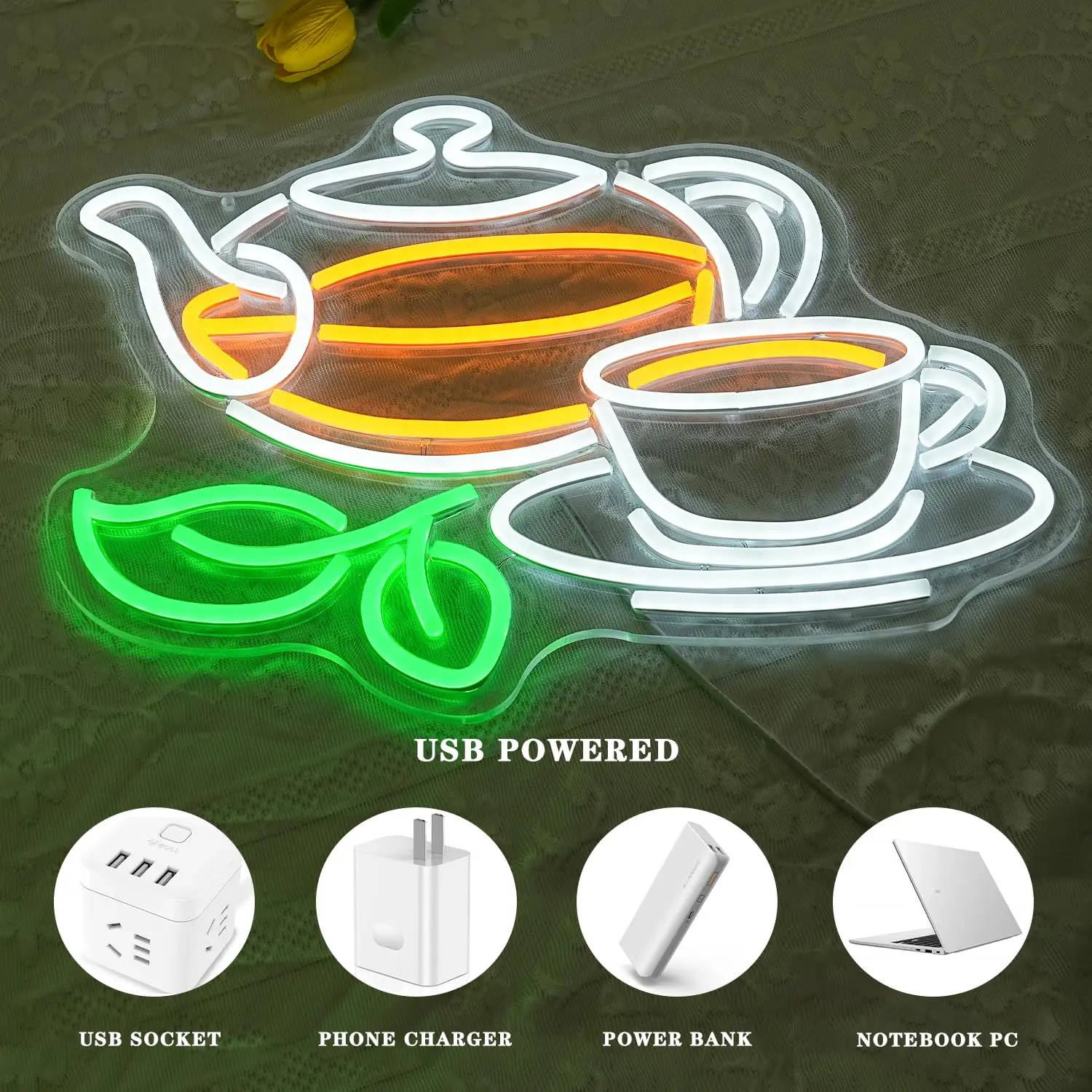 Tea Neon Sign Tea Pot Light Dr - đánh giá và giá Coffee Tea Plantation
