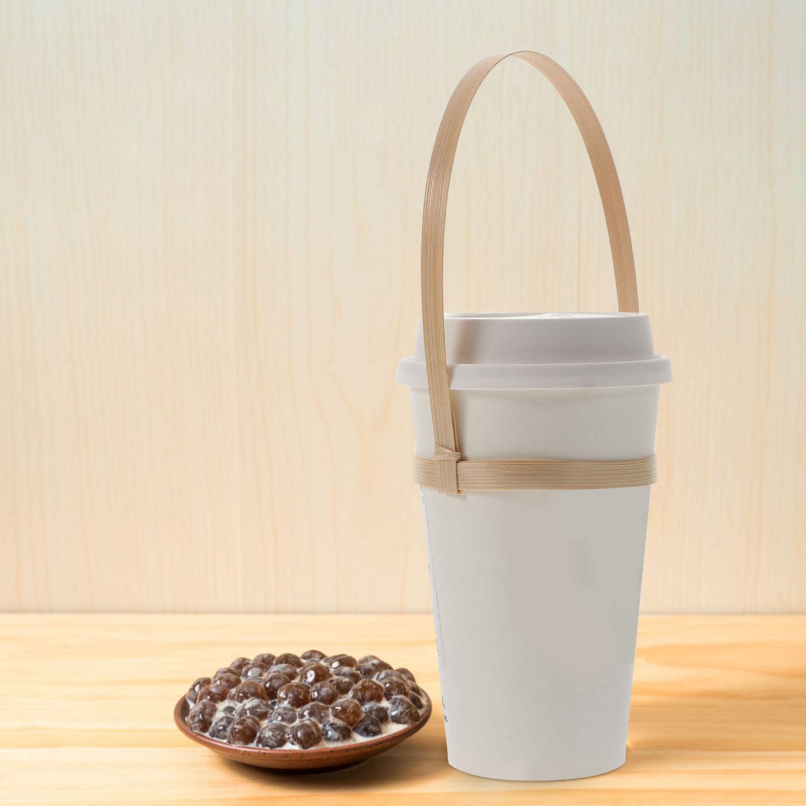 10Pcs Bamboo Drink Carrier Cof - đánh giá và giá Coffee Tea Holder