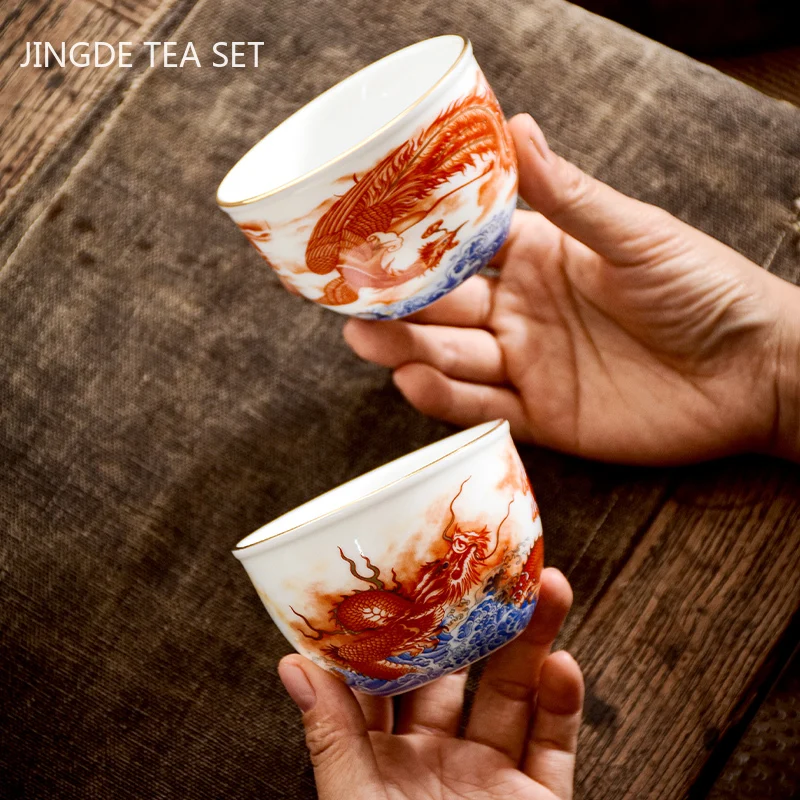 Trung Quốc Gốm Sứ Hoa Văn Họa  - đánh giá và giá Coffee Tea Set Up