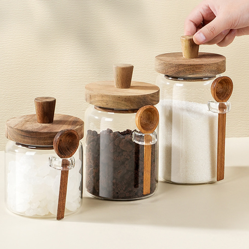 Glass Coffee Bean Storage Jar  - đánh giá và giá Coffee Tea Holder