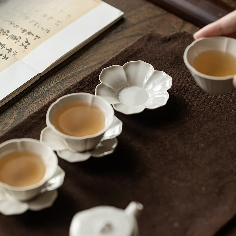 Plant Ash Sunflower Coasters L - đánh giá và giá Coffee Tea Set Up