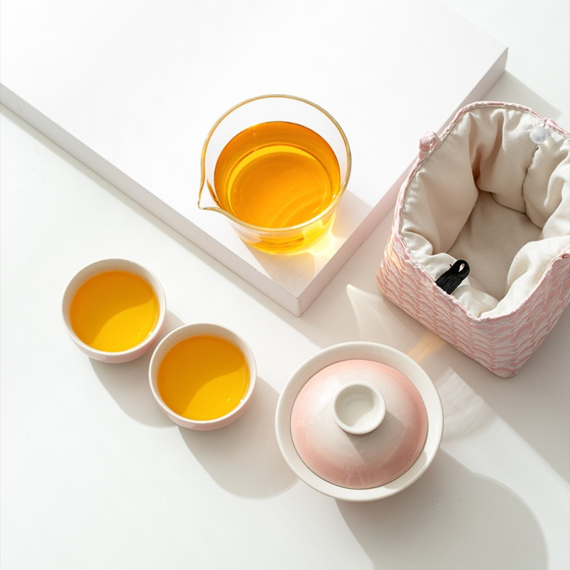 Plant Ash Glaze Gradient Trave - đánh giá và giá Gongfu Tea Set