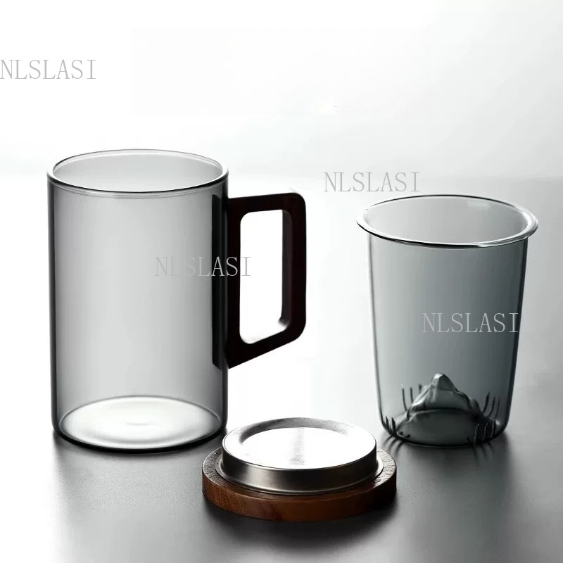Smoky Gray Double Wall Glass T - đánh giá và giá Double Wall Mug