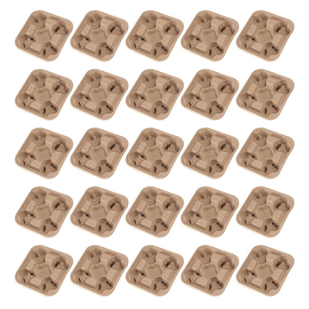 25Pcs Four-Cup Paper Pulp Hold - đánh giá và giá Coffee Tea Holder