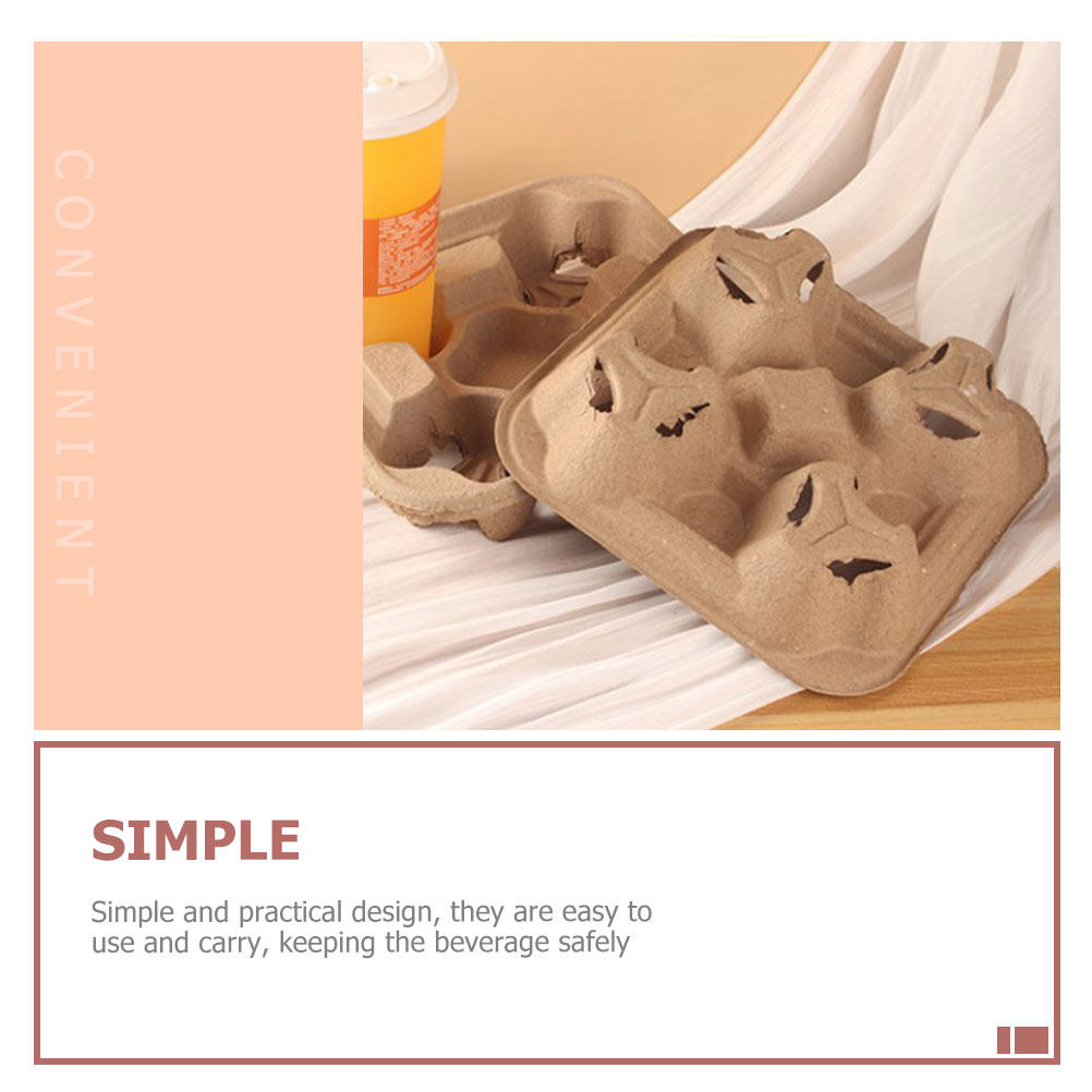 25Pcs Four-Cup Paper Pulp Hold - đánh giá và giá Coffee Tea Holder