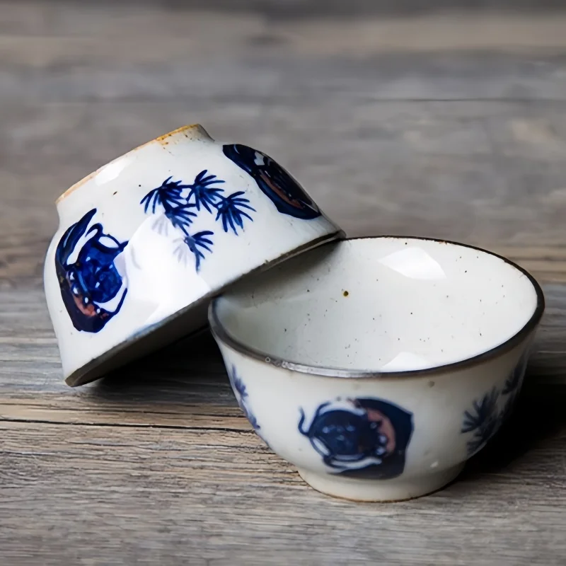 1PC 30ml Hand-Painted Chinese  - đánh giá và giá Gongfu Tea Set