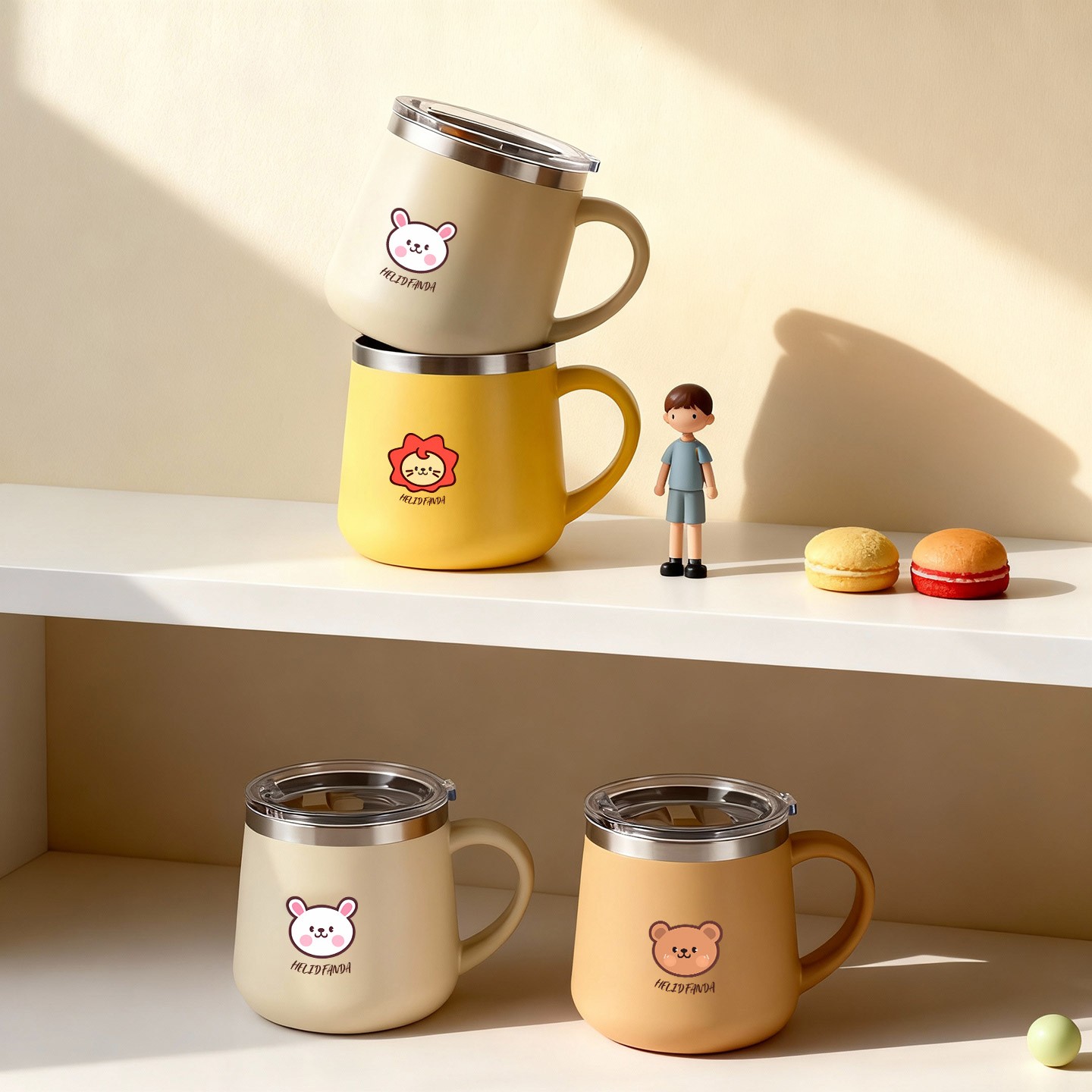 430ML Cartoon 316 Stainless St - đánh giá và giá Double Wall Mug