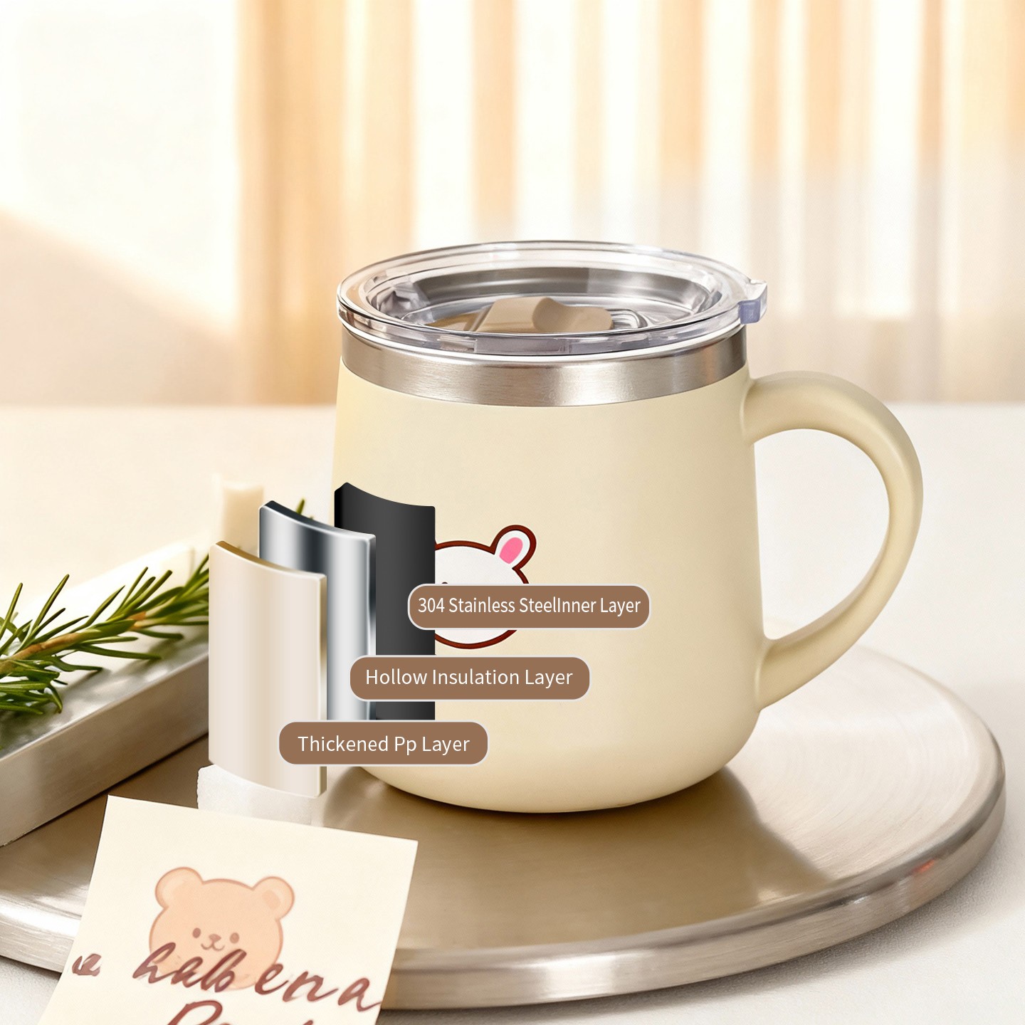 430ML Cartoon 316 Stainless St - đánh giá và giá Double Wall Mug
