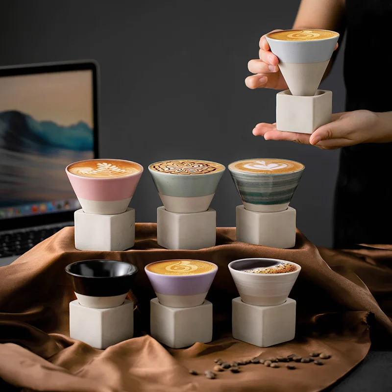1pc Retro Japanese Triangular  - đánh giá và giá Coffee Tea Latte