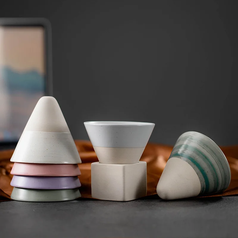 1pc Retro Japanese Triangular  - đánh giá và giá Coffee Tea Latte
