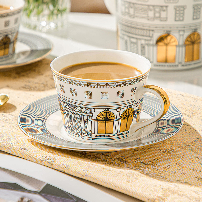 Architectural Cup and Saucer C - đánh giá và giá Coffee Tea Set Up