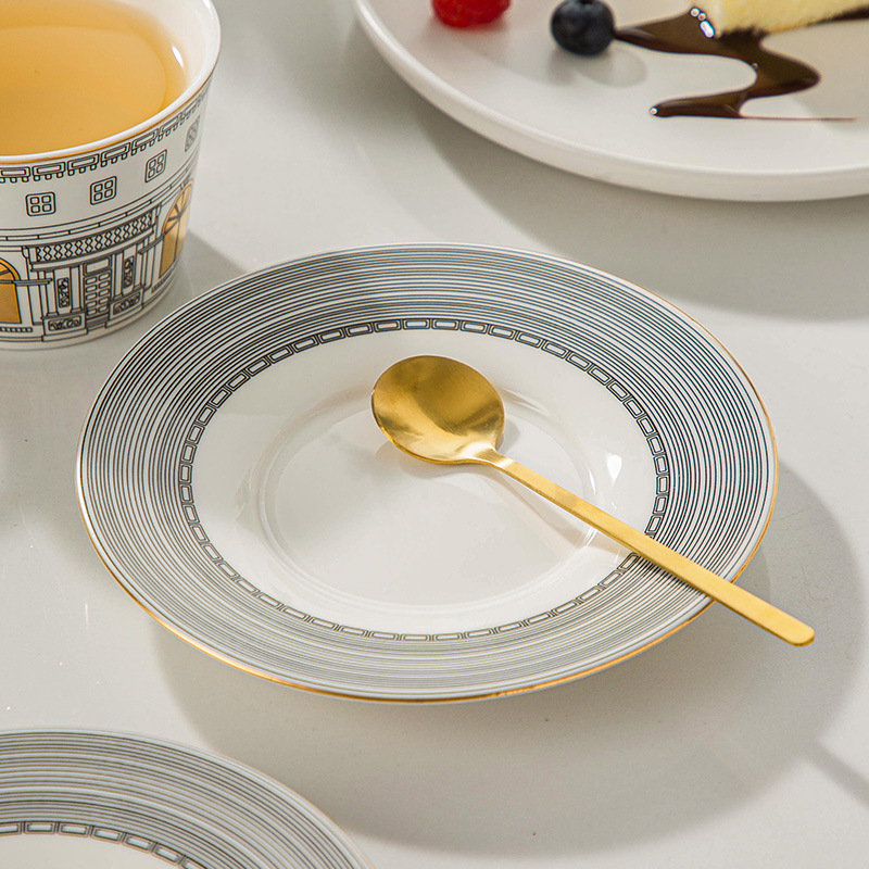 Architectural Cup and Saucer C - đánh giá và giá Coffee Tea Set Up